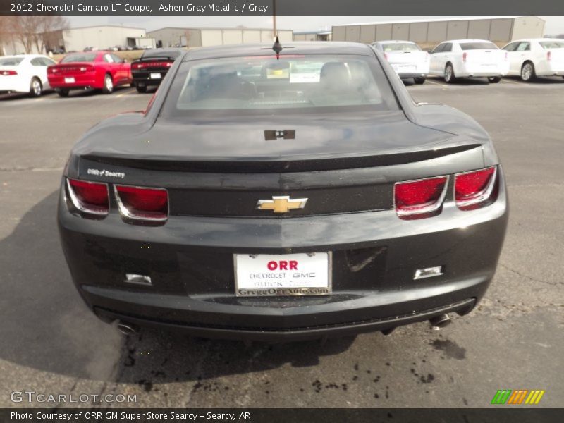 Ashen Gray Metallic / Gray 2012 Chevrolet Camaro LT Coupe