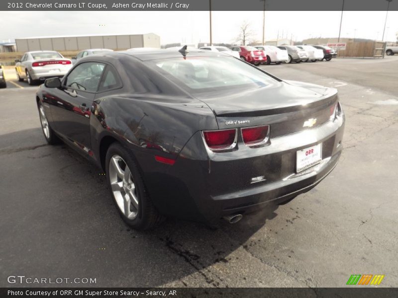 Ashen Gray Metallic / Gray 2012 Chevrolet Camaro LT Coupe