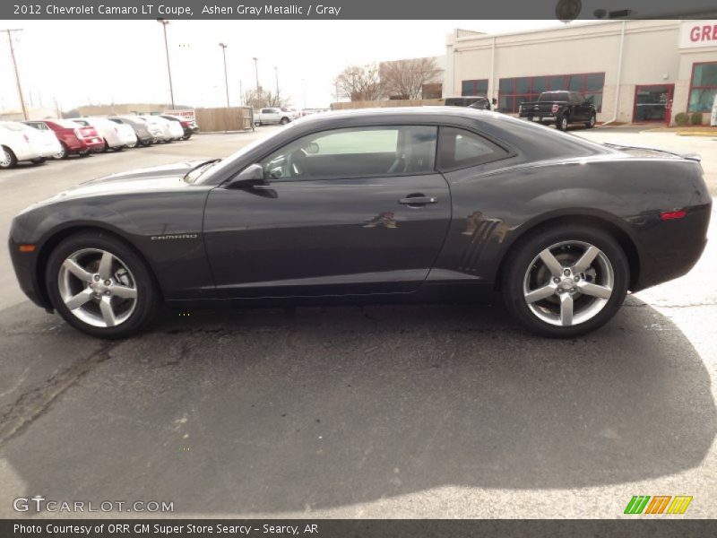 Ashen Gray Metallic / Gray 2012 Chevrolet Camaro LT Coupe