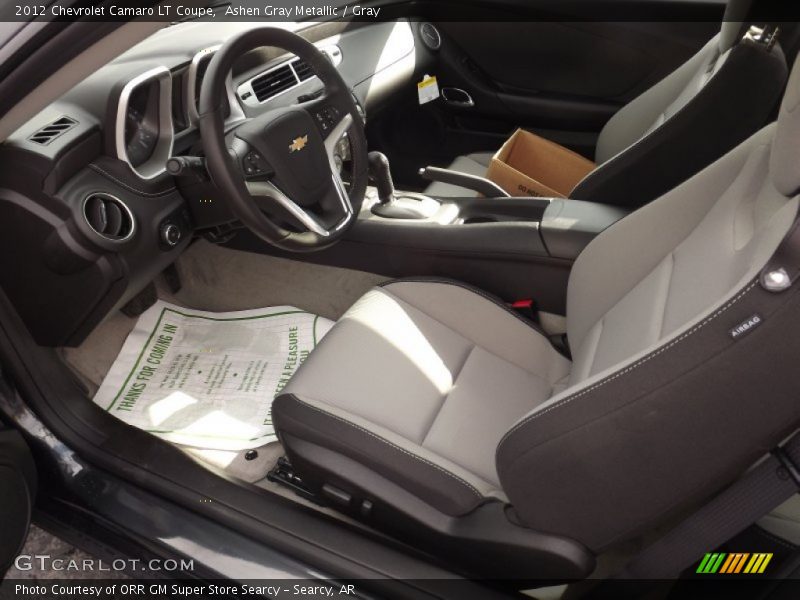 Ashen Gray Metallic / Gray 2012 Chevrolet Camaro LT Coupe