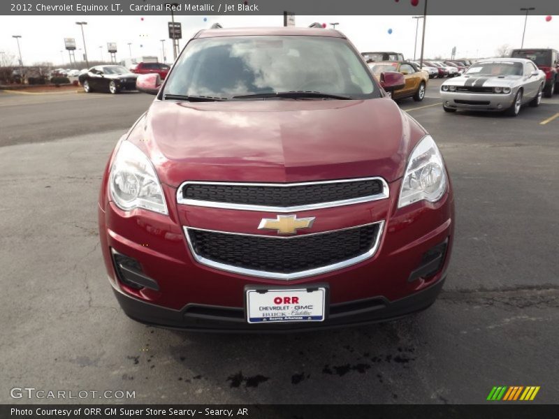 Cardinal Red Metallic / Jet Black 2012 Chevrolet Equinox LT