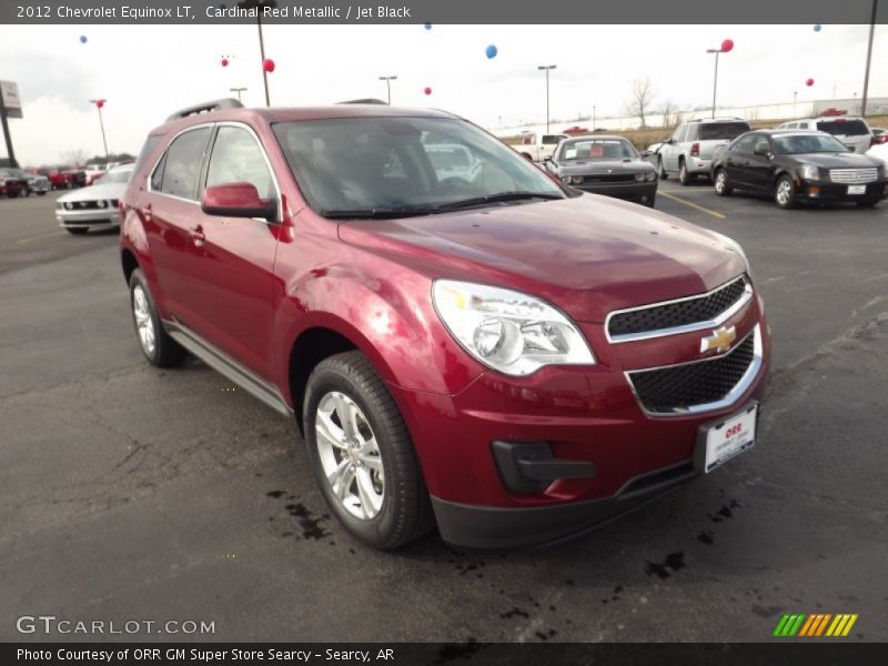 Cardinal Red Metallic / Jet Black 2012 Chevrolet Equinox LT