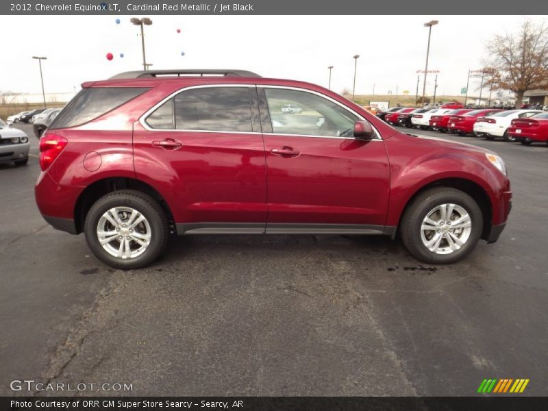 Cardinal Red Metallic / Jet Black 2012 Chevrolet Equinox LT