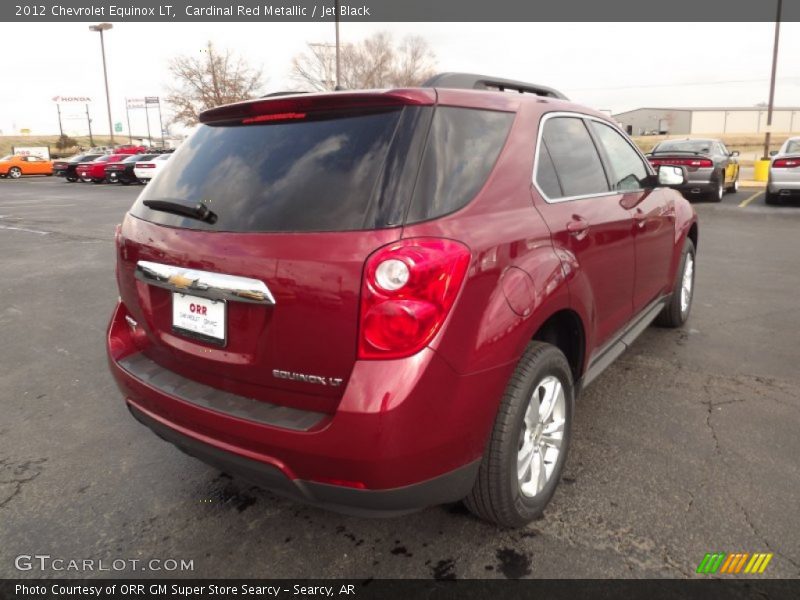 Cardinal Red Metallic / Jet Black 2012 Chevrolet Equinox LT