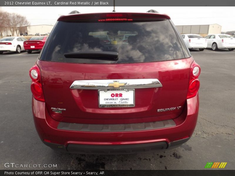 Cardinal Red Metallic / Jet Black 2012 Chevrolet Equinox LT