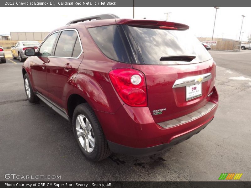 Cardinal Red Metallic / Jet Black 2012 Chevrolet Equinox LT
