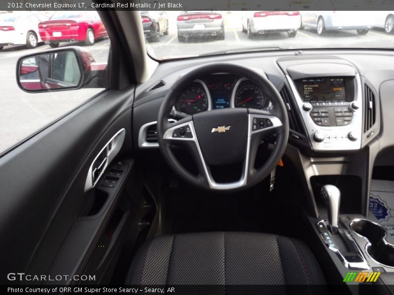 Cardinal Red Metallic / Jet Black 2012 Chevrolet Equinox LT