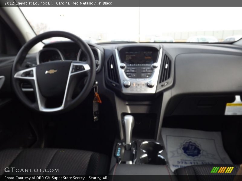 Cardinal Red Metallic / Jet Black 2012 Chevrolet Equinox LT