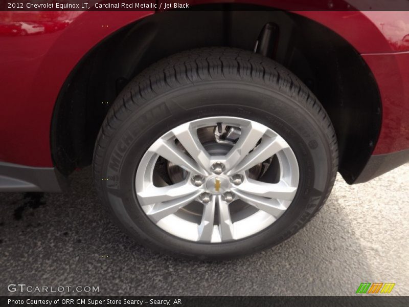 Cardinal Red Metallic / Jet Black 2012 Chevrolet Equinox LT