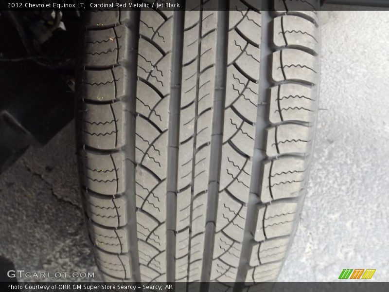 Cardinal Red Metallic / Jet Black 2012 Chevrolet Equinox LT