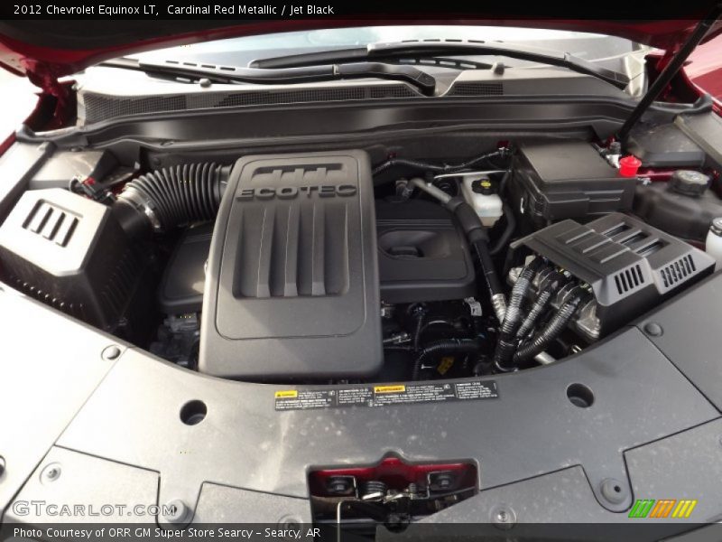 Cardinal Red Metallic / Jet Black 2012 Chevrolet Equinox LT