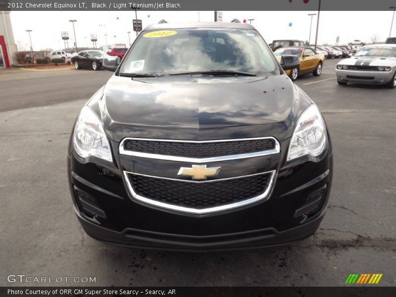 Black / Light Titanium/Jet Black 2012 Chevrolet Equinox LT