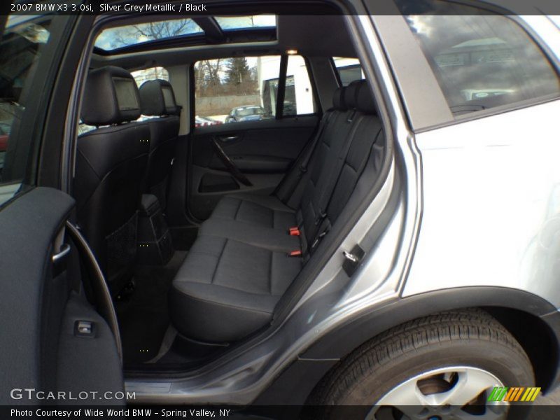 Silver Grey Metallic / Black 2007 BMW X3 3.0si