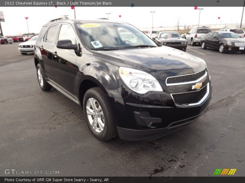 Black / Light Titanium/Jet Black 2012 Chevrolet Equinox LT