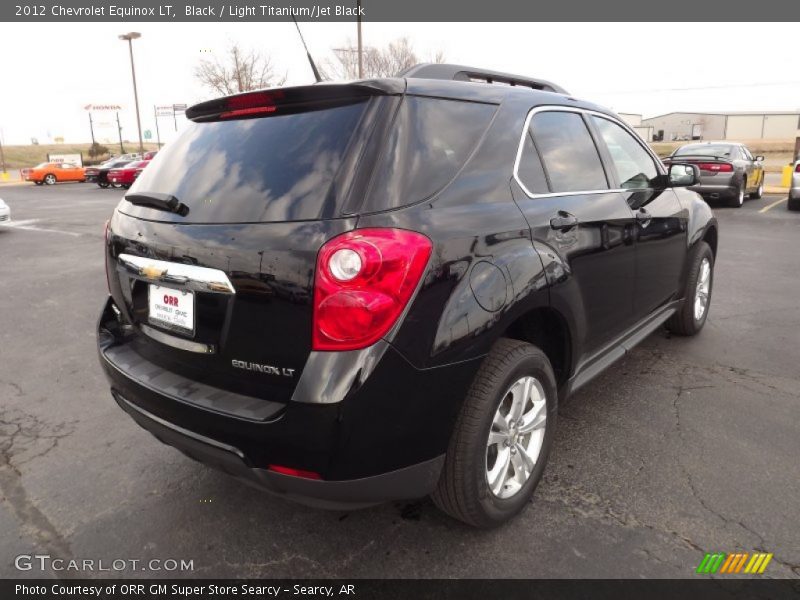 Black / Light Titanium/Jet Black 2012 Chevrolet Equinox LT