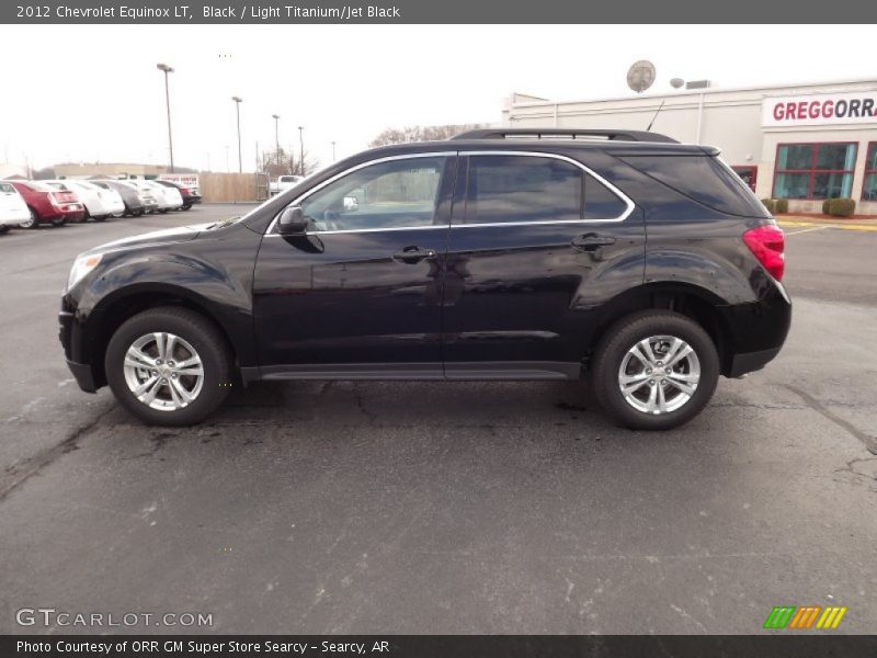 Black / Light Titanium/Jet Black 2012 Chevrolet Equinox LT