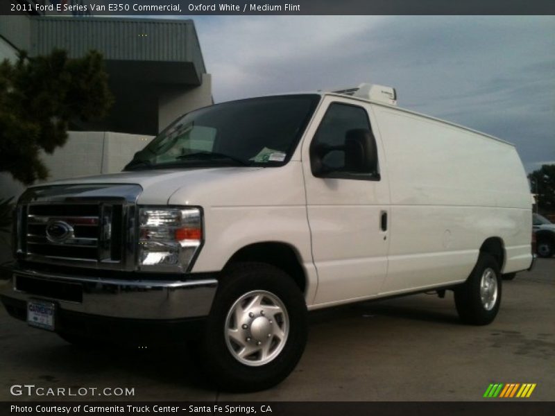 Oxford White / Medium Flint 2011 Ford E Series Van E350 Commercial