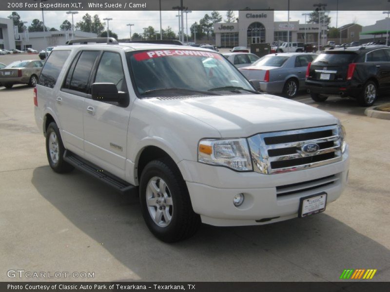 White Suede / Camel 2008 Ford Expedition XLT