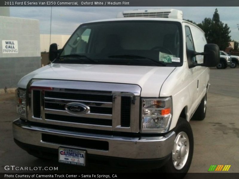 Oxford White / Medium Flint 2011 Ford E Series Van E350 Commercial