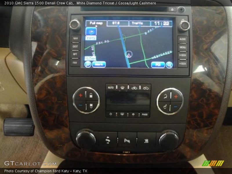 Navigation of 2010 Sierra 1500 Denali Crew Cab