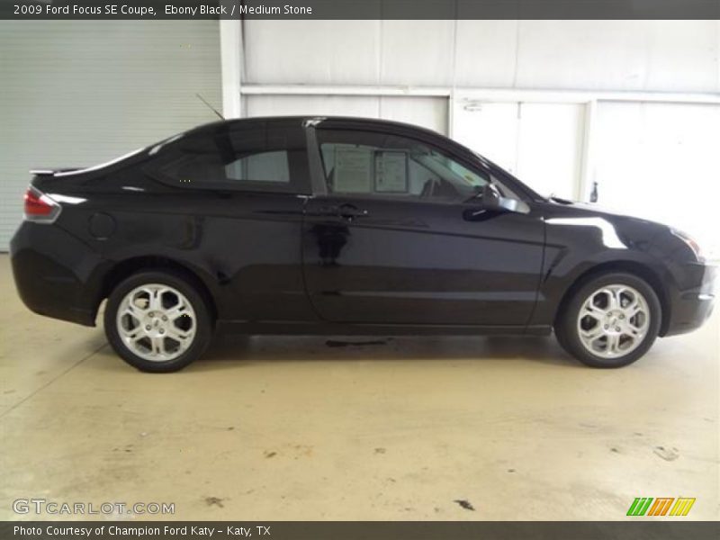 Ebony Black / Medium Stone 2009 Ford Focus SE Coupe