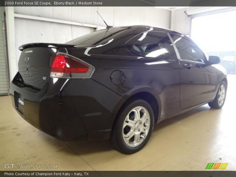 Ebony Black / Medium Stone 2009 Ford Focus SE Coupe