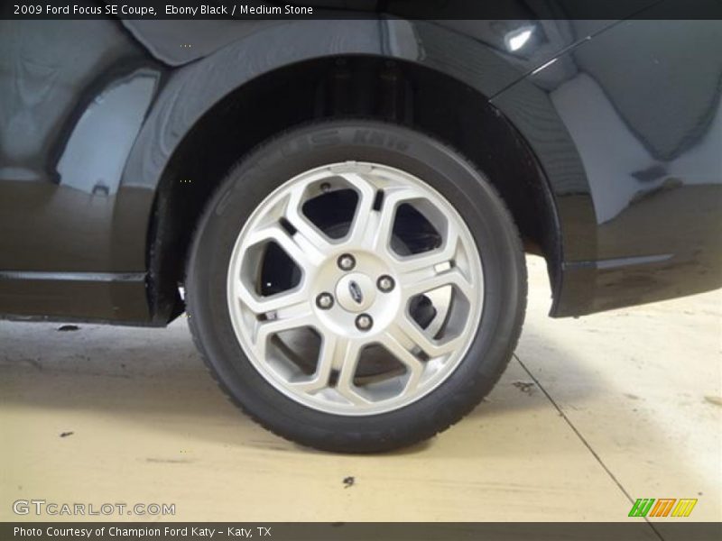 Ebony Black / Medium Stone 2009 Ford Focus SE Coupe