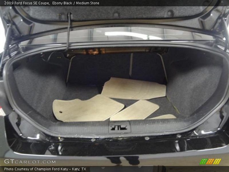 Ebony Black / Medium Stone 2009 Ford Focus SE Coupe