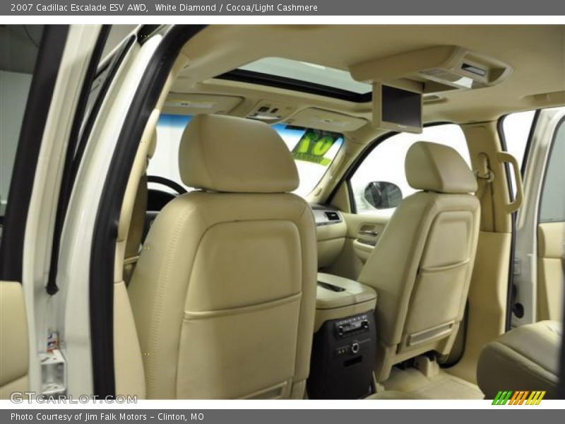 White Diamond / Cocoa/Light Cashmere 2007 Cadillac Escalade ESV AWD