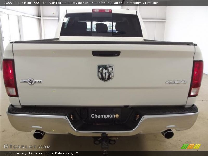 Stone White / Dark Slate/Medium Graystone 2009 Dodge Ram 1500 Lone Star Edition Crew Cab 4x4