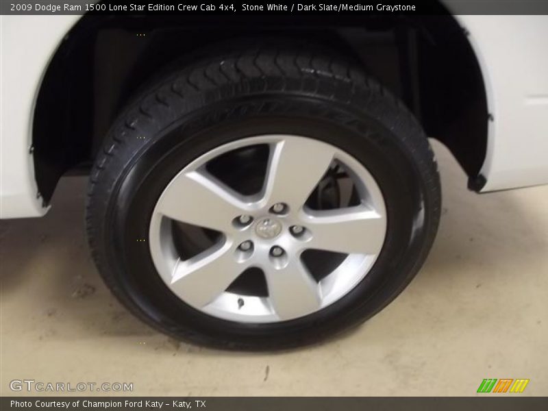 Stone White / Dark Slate/Medium Graystone 2009 Dodge Ram 1500 Lone Star Edition Crew Cab 4x4