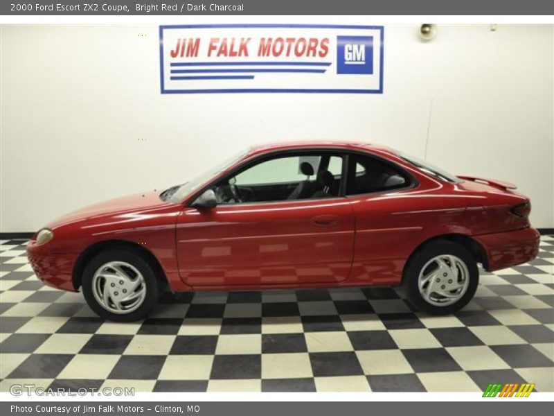 Bright Red / Dark Charcoal 2000 Ford Escort ZX2 Coupe