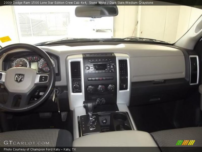 Stone White / Dark Slate/Medium Graystone 2009 Dodge Ram 1500 Lone Star Edition Crew Cab 4x4