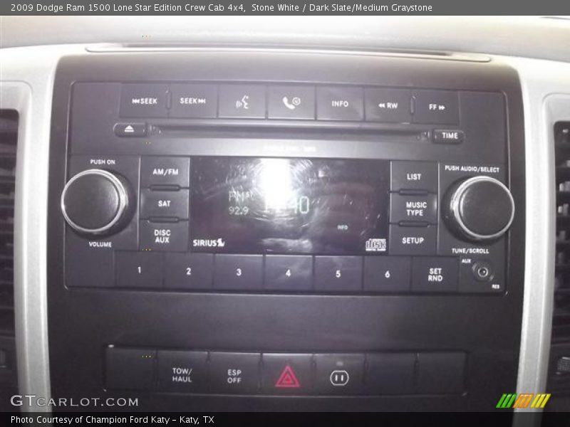 Stone White / Dark Slate/Medium Graystone 2009 Dodge Ram 1500 Lone Star Edition Crew Cab 4x4