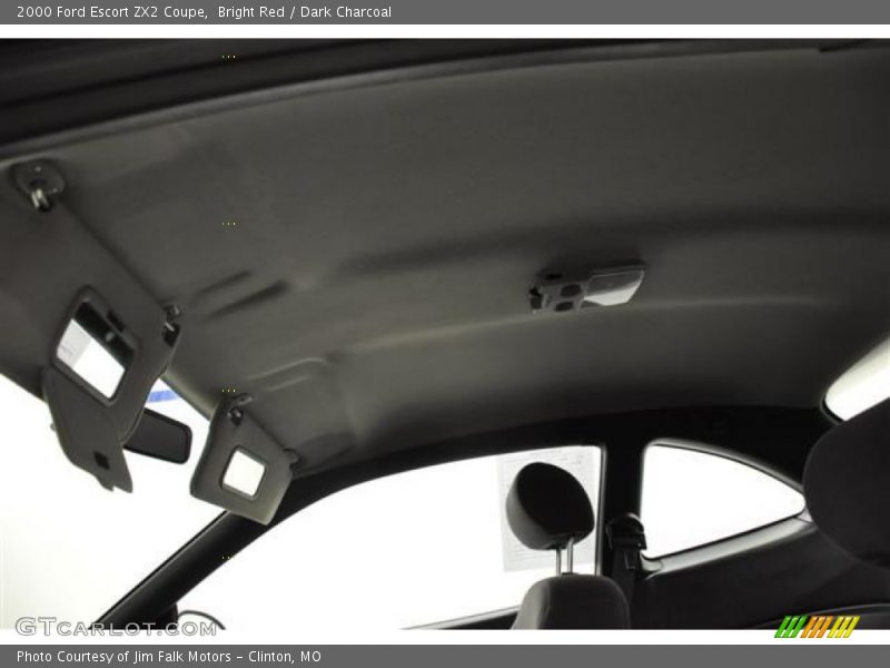 Bright Red / Dark Charcoal 2000 Ford Escort ZX2 Coupe