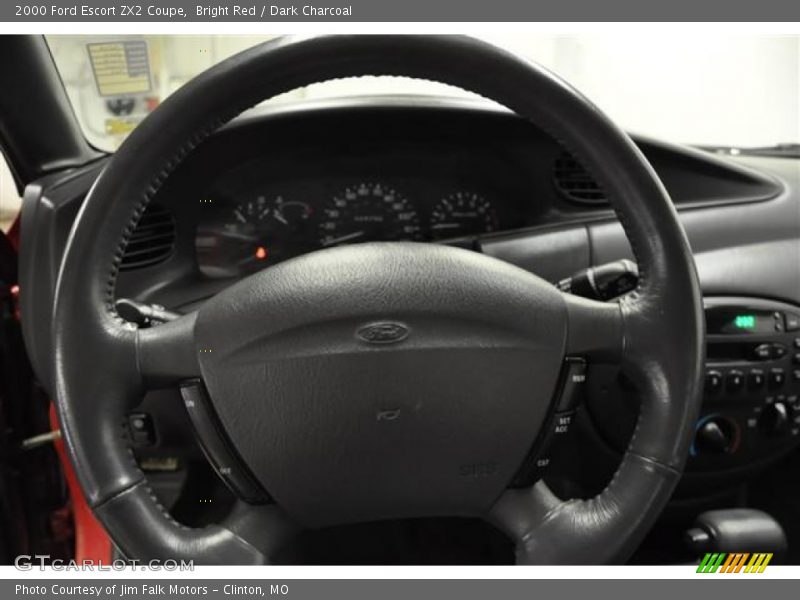 Bright Red / Dark Charcoal 2000 Ford Escort ZX2 Coupe