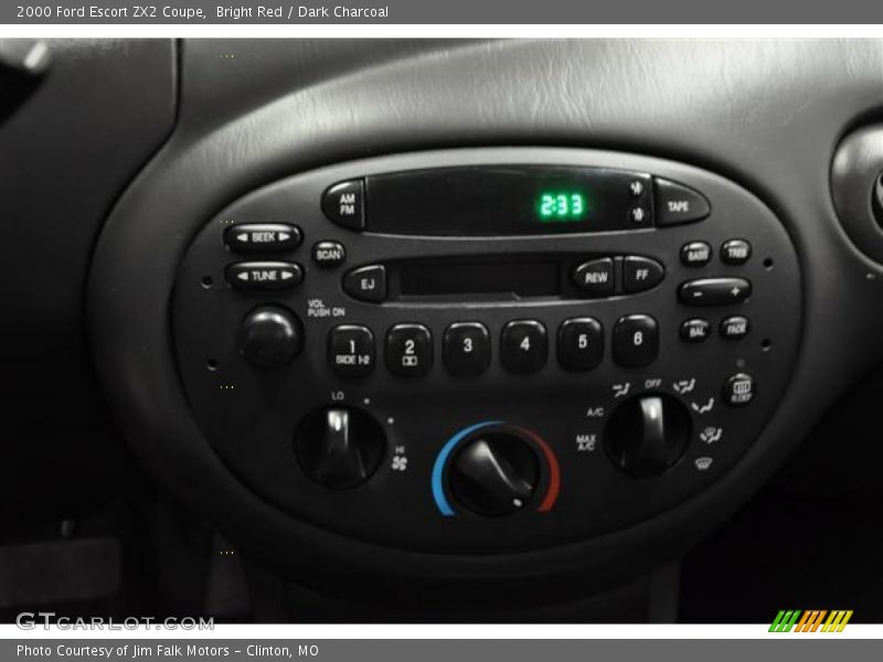 Bright Red / Dark Charcoal 2000 Ford Escort ZX2 Coupe