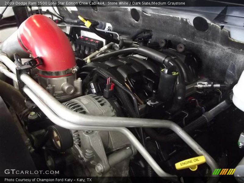 Stone White / Dark Slate/Medium Graystone 2009 Dodge Ram 1500 Lone Star Edition Crew Cab 4x4