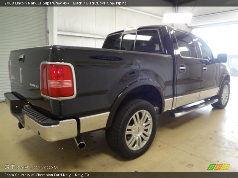 Black / Black/Dove Grey Piping 2008 Lincoln Mark LT SuperCrew 4x4