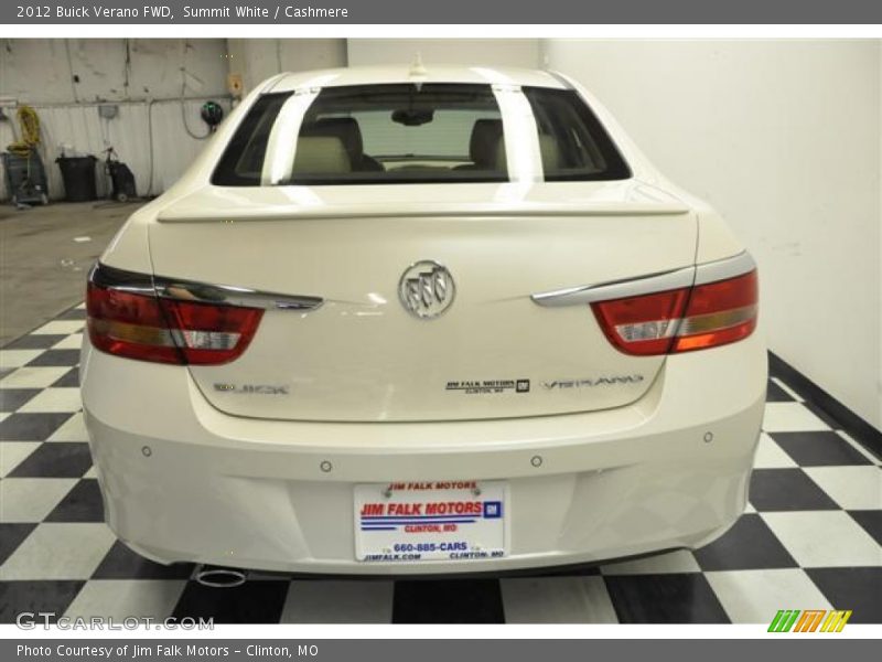 Summit White / Cashmere 2012 Buick Verano FWD