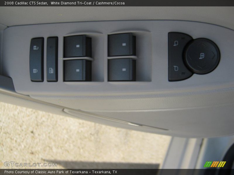 White Diamond Tri-Coat / Cashmere/Cocoa 2008 Cadillac CTS Sedan