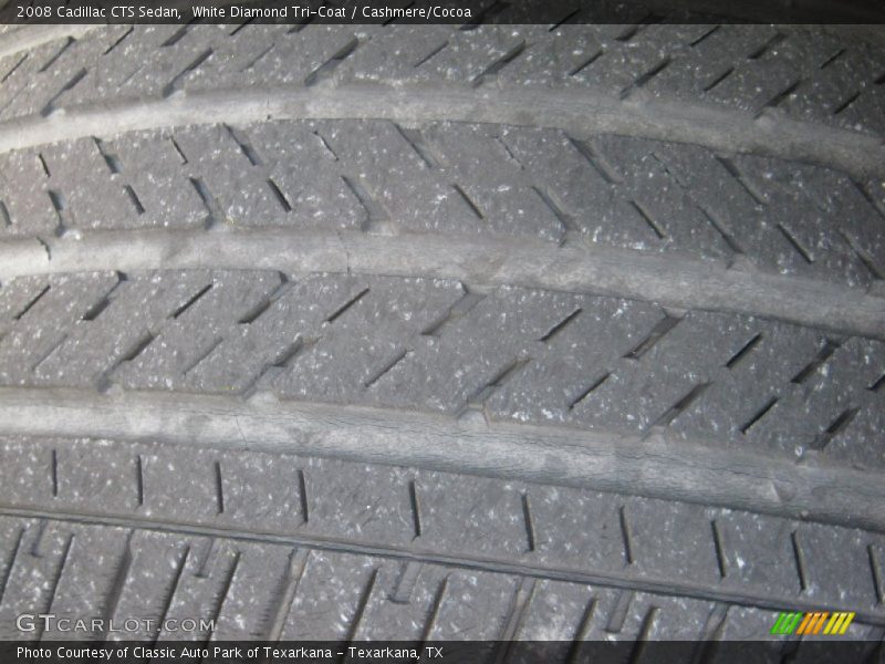 White Diamond Tri-Coat / Cashmere/Cocoa 2008 Cadillac CTS Sedan