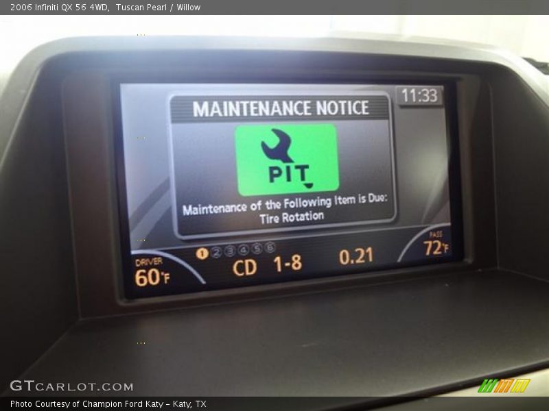 Tuscan Pearl / Willow 2006 Infiniti QX 56 4WD