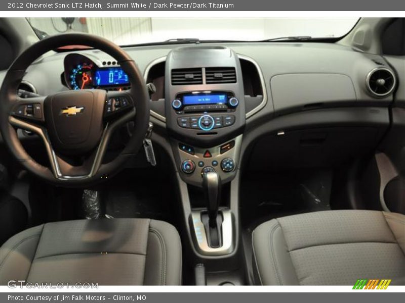 Summit White / Dark Pewter/Dark Titanium 2012 Chevrolet Sonic LTZ Hatch