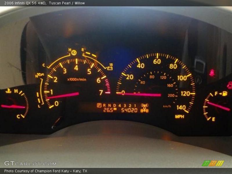 Tuscan Pearl / Willow 2006 Infiniti QX 56 4WD