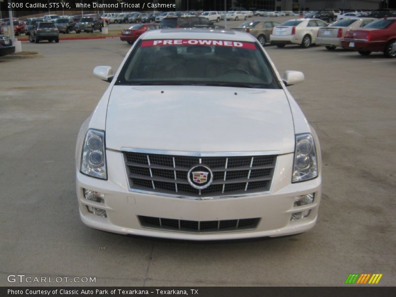 White Diamond Tricoat / Cashmere 2008 Cadillac STS V6
