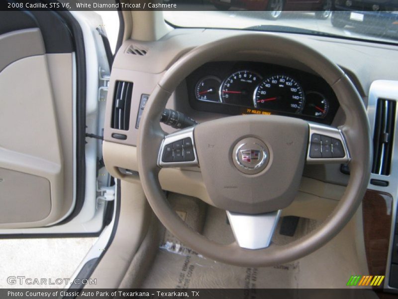 White Diamond Tricoat / Cashmere 2008 Cadillac STS V6