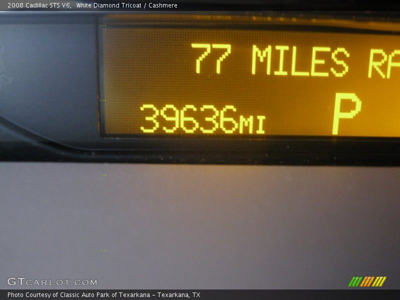White Diamond Tricoat / Cashmere 2008 Cadillac STS V6