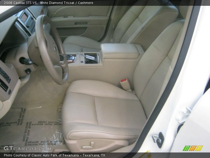 White Diamond Tricoat / Cashmere 2008 Cadillac STS V6