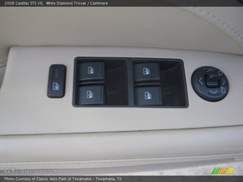 White Diamond Tricoat / Cashmere 2008 Cadillac STS V6